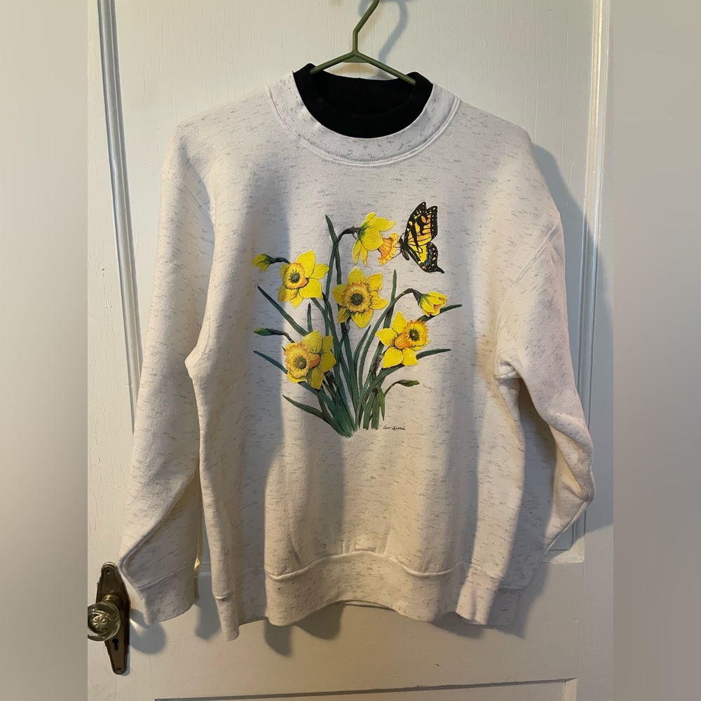 Vintage Floral Sweatshirt